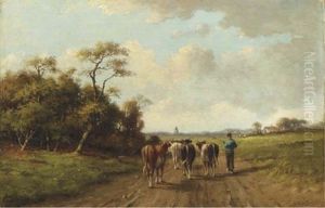 Along A Country Path  (study)