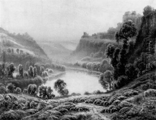 Felsige Landschaft Im Oberen Loiretal - view 1