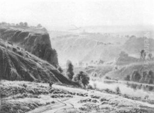 Flowering Hillside by Gaston Anglade