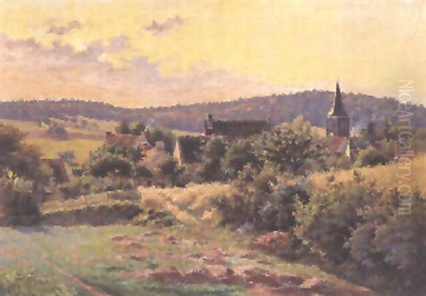 Ansicht Von Senlisse Bei Sonnenuntergang - view 1
