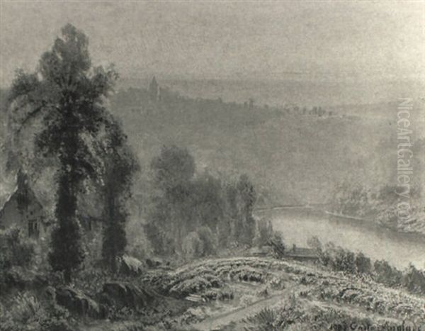 Misty Summer Landscape - view 1