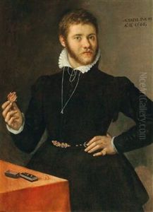 Portrait Of A Goldsmith by Sofonisba Anguissola