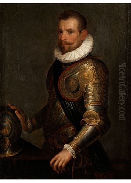 Portrait Eines Feldherrn In Furstlicher Rustung - view 1