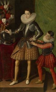 Portrat Von Giuliano Ii. Cesarini Im Alter Von 14 Jahren Mit Einem Pagen by Sofonisba Anguissola