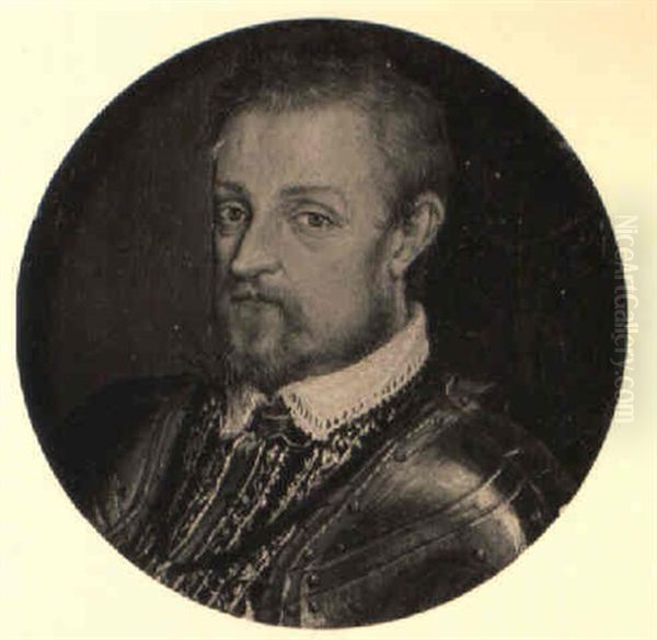 Portrait Of Alfonso I D'este Wearing Ceremonial Armor And A Linen Collar - view 1