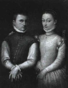 Portrait De Deux Fiances by Sofonisba Anguissola