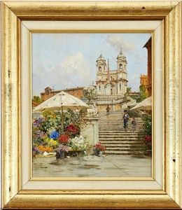 Spanska Trappan, Rom - Scalinata Della Santissima Trinita Dei Monti