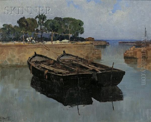 Moored Barges - view 1