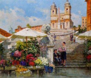 Spanska Trappan, Rom