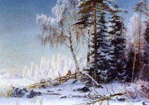 Kettu Talvella (fox In Winter Time) by Edouard Alexandre Alexis Ankarcrona