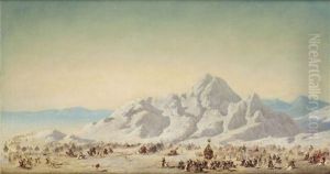 Prise De La Smala D'abdel Kader by Henrik August Ankarcrona