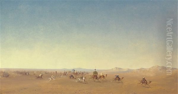 The Attack On The Caravan - view 1