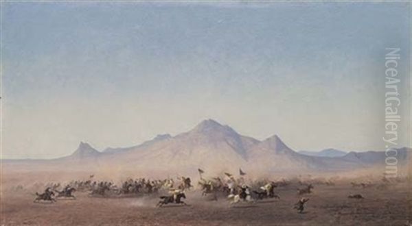 Scontro Di Cavalleria Francese E Araba - view 1