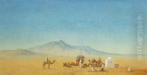 A Rest In The Desert by Henrik August Ankarcrona