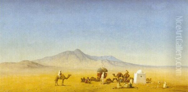 Rastande Beduinkaravan - view 1
