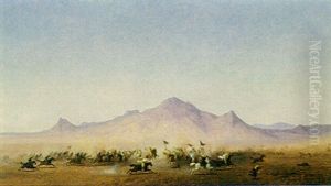 A French Army Encounter In Northern Africa