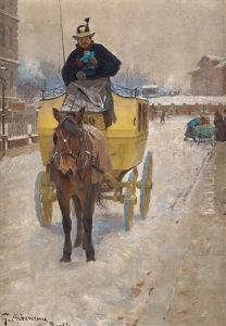 Mail Coachman, Berlin by Stan Gustaf Herman Ankarcrona