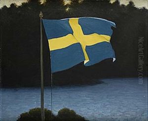 Sveriges Flagga by Stan Gustaf Herman Ankarcrona