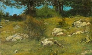 Jura Landscape by Albert Anker