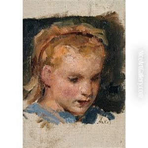 Studie Zu Kopfbildnis Eines Blonden Madchens Studie Zu Kopfbildnis Eines Blonden Madchens
