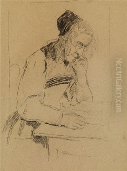 Lesende Grossmutter - view 1
