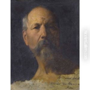 Portrat Marius Steinlen (1826-1866) Portrat Marius Steinlen (1826-1866)