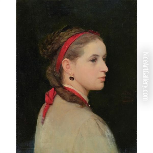 Madchen Mit Roter Haarschleife (girl With Red Hair Ribbon) - view 1