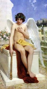 Der Genius Des Todes by Albert Anker