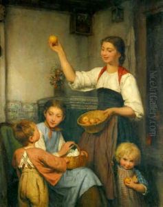 Die Alterer Schwester by Albert Anker