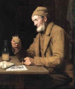Le Vin Nouveau by Albert Anker