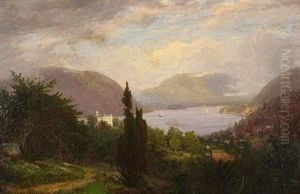 Landscape With A Mountain Lake by Francesco Annelli