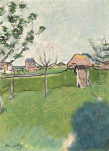 Jardin Dans Les Environs De Gisors by Louis Anquetin