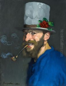 Autoportrait A La Pipe by Louis Anquetin