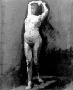 Nu Dans L'atelier by Louis Anquetin