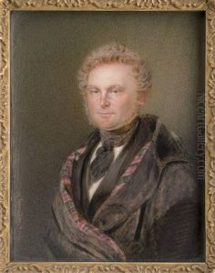 Bildnis Eines Herrn In Schottentartan by Alois Von Anreiter