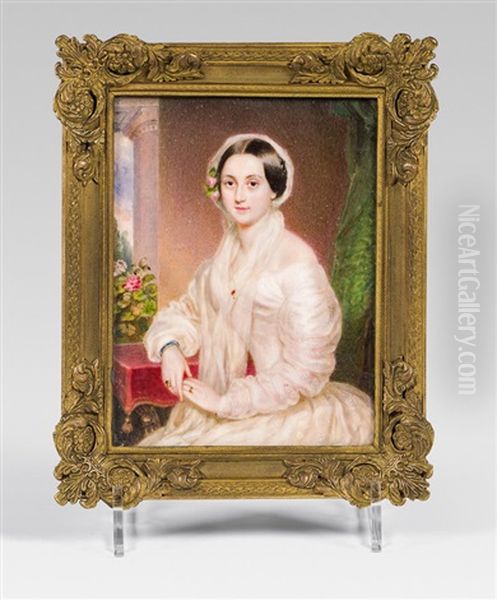Lady With Roses In Her Hair - view 1