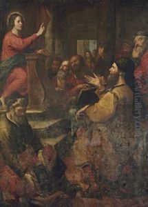 Christ Among The Doctors by Giovanni Andrea Ansaldo