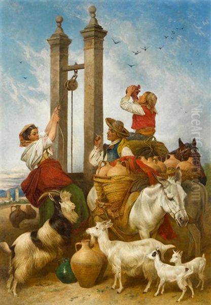 Water Carriers Of The Alhambra by Richard Ansdell