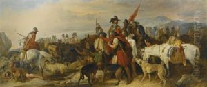 The Death Of Sir William Lambton by Richard Ansdell