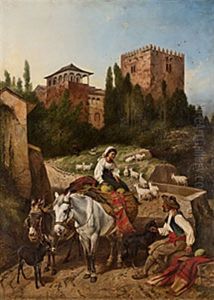 Locador De La Reina Alhambra by Richard Ansdell