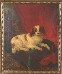 King Charles Spaniel Portrait by Richard Ansdell