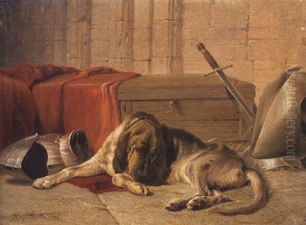 Bloodhound In An Interior, 1847 - view 1