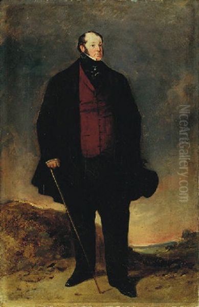 Portrait Of James Aspinall (at Lytham Sands?) - view 1