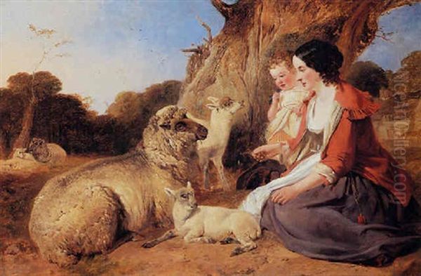 The Shepherdess And Her Flock - view 1