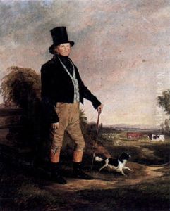 Portrait Of Mr. Bevan Of Spring's Farm, Rivens Hall, Witham, Essex by Richard Ansdell