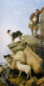 The Stray Lamb by Richard Ansdell