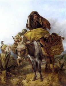 Gone To Market, Andulasia by Richard Ansdell
