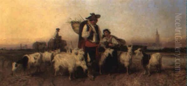 Goatherds Returning From Seville - view 1