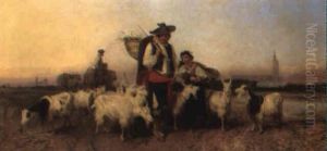 Goatherds Returning From Seville by Richard Ansdell