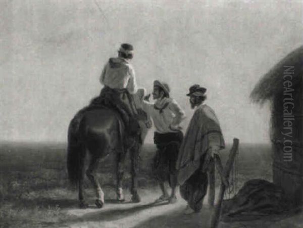 Peasant Gossip - view 1